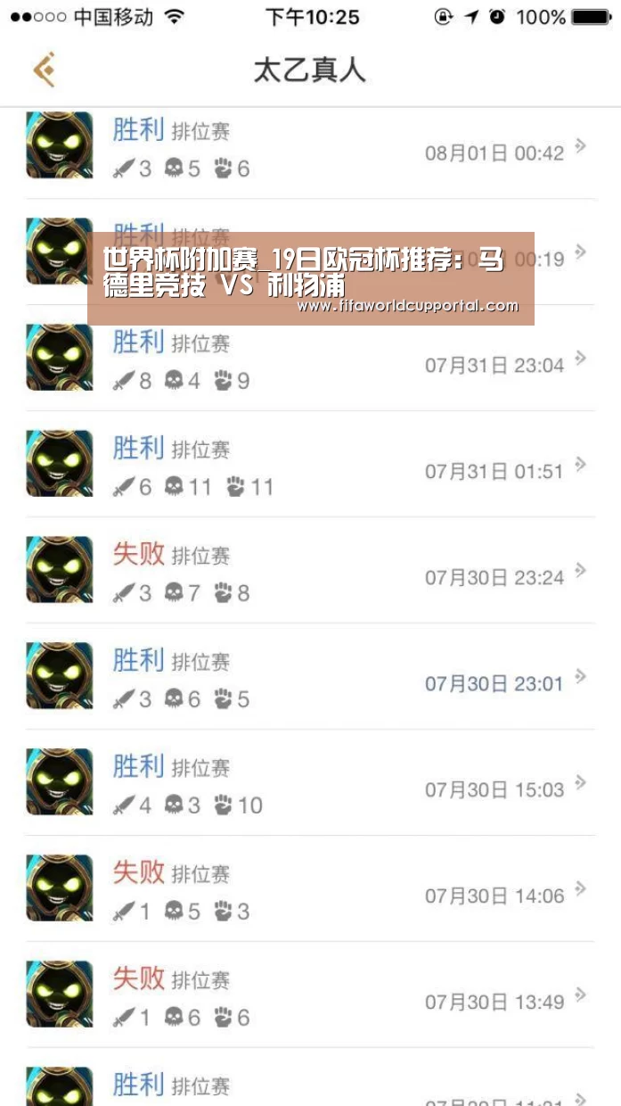 世界杯附加赛_19日欧冠杯推荐：马德里竞